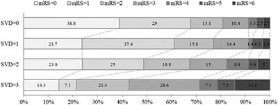 Total Small Vessel Disease Burden Predicts Functional Outcome in Patients With Acute Ischemic Stroke